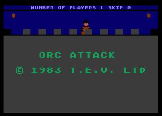 Screenshot Thumbnail / Media File 1 for Orc Attack (1983)(T.E.V.)[k-file]